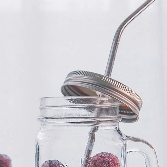 5-Pack:Colored Platinum Stainless Steel Straws With Brush Set - Picture 3 of 5